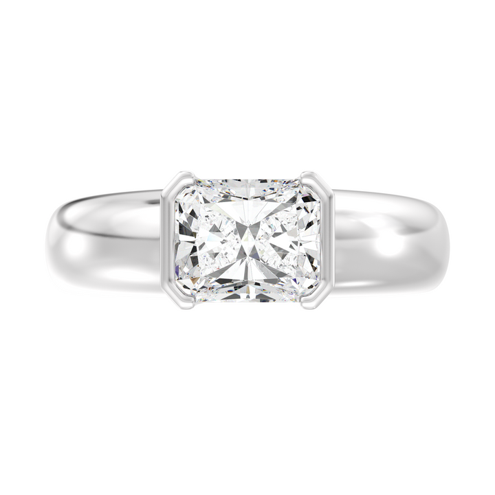 Radiant Solitaire Ring