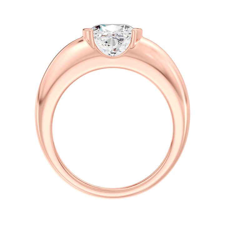 Cushion Solitaire Ring