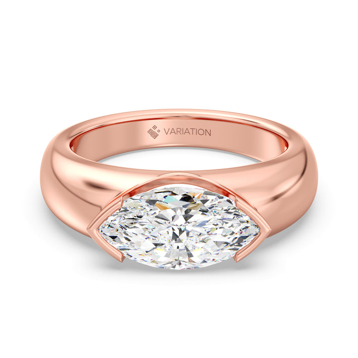 Marquise Solitaire Ring