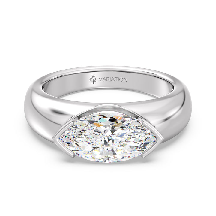 Marquise Solitaire Ring