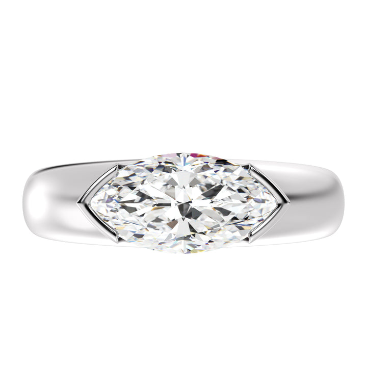 Marquise Solitaire Ring