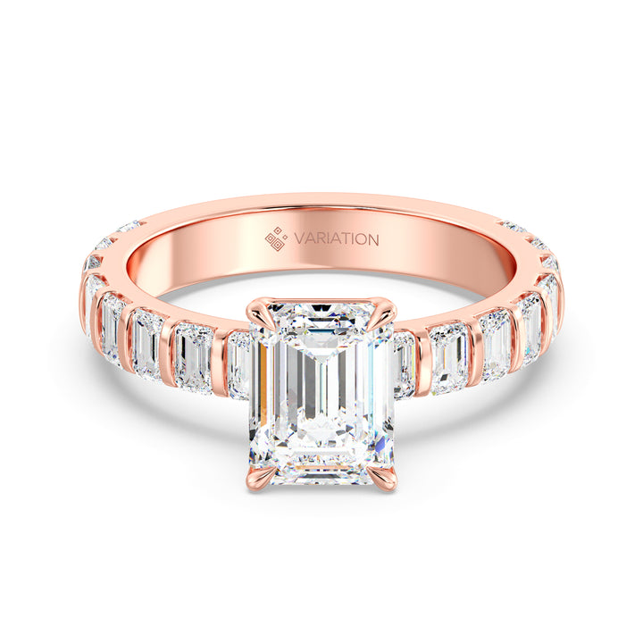 Emerald Engagement Ring