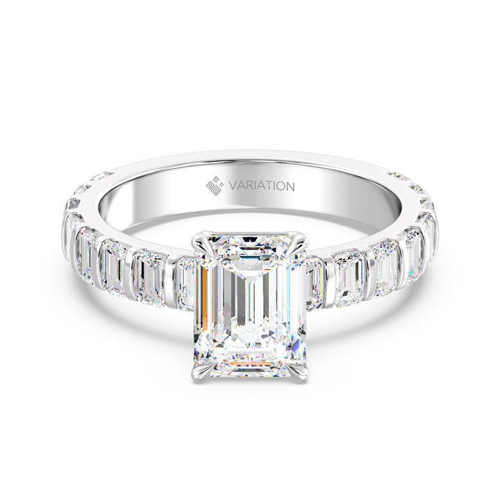 Emerald Engagement Ring