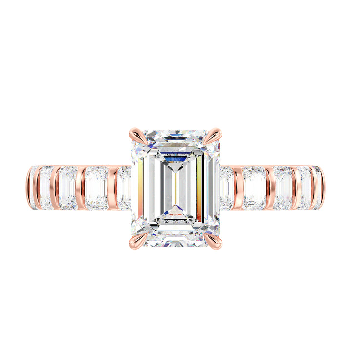 Emerald Engagement Ring