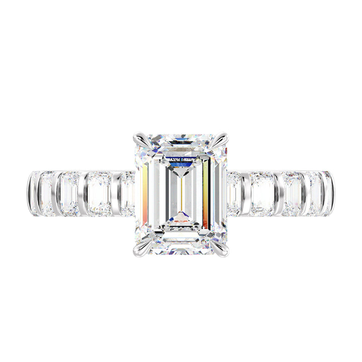 Emerald Engagement Ring