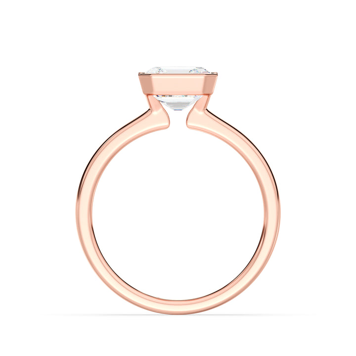 Asscher Cut Solitaire Ring