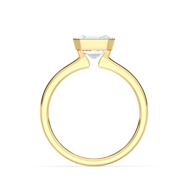 Asscher Cut Solitaire Ring