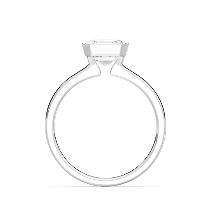 Asscher Cut Solitaire Ring