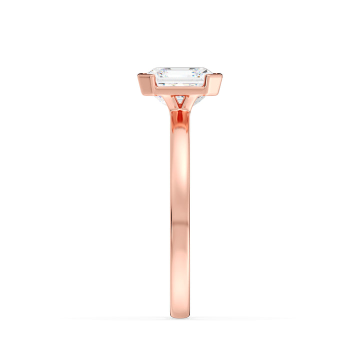 Asscher Cut Solitaire Ring