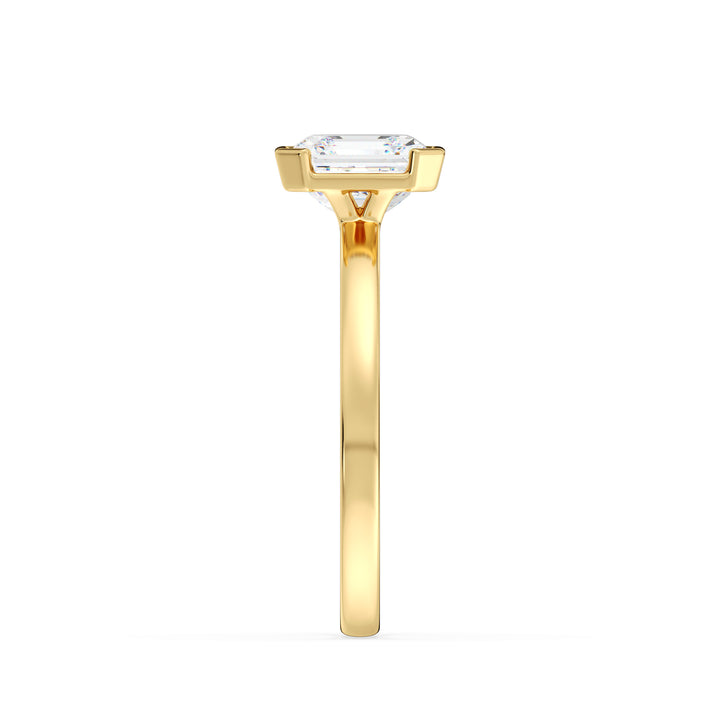 Asscher Cut Solitaire Ring