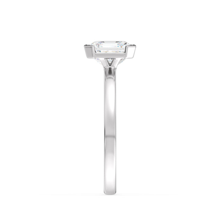 Asscher Cut Solitaire Ring