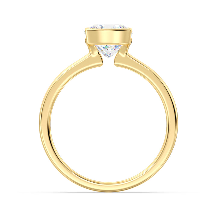 Cushion Solitaire Ring