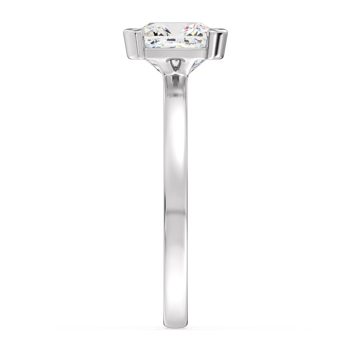 Cushion Solitaire Ring