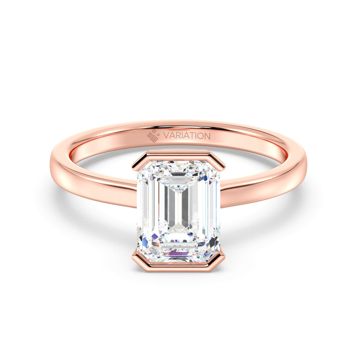 Emerald Solitaire Ring