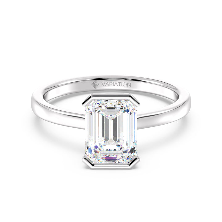 Emerald Solitaire Ring