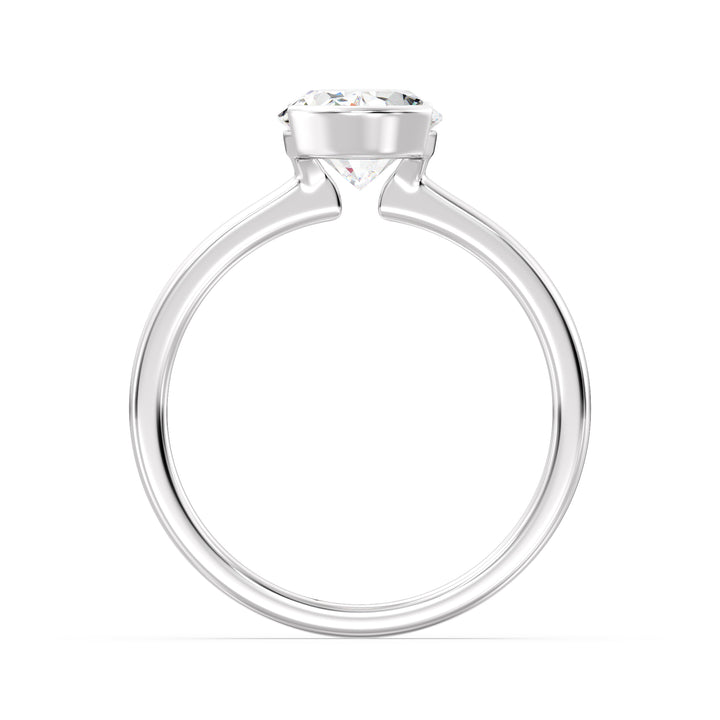 Oval Solitaire Ring
