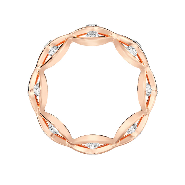 Wavy Eternity Band