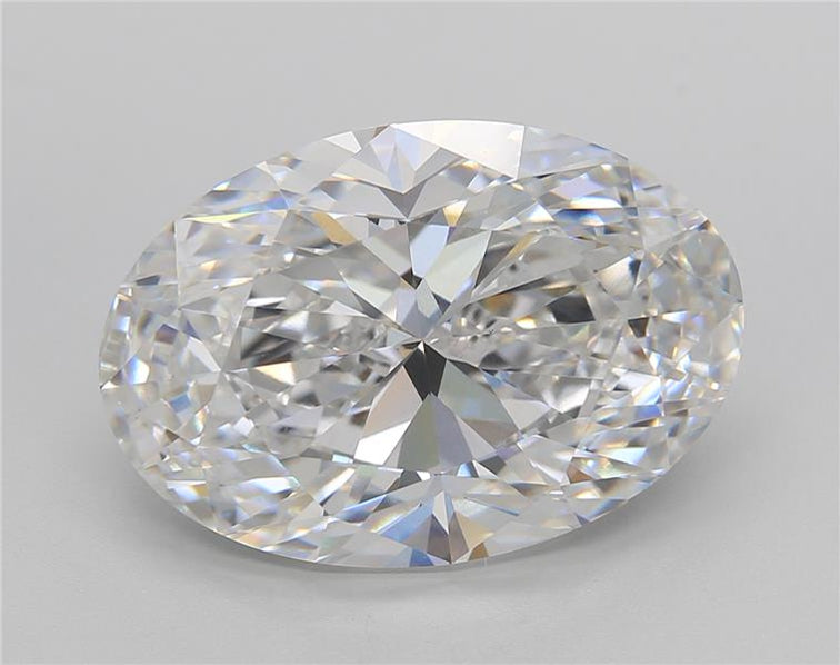 Discover opulence: 10.00 ct. Oval Cut Lab Grown Diamond - IGI Certified, E VS1