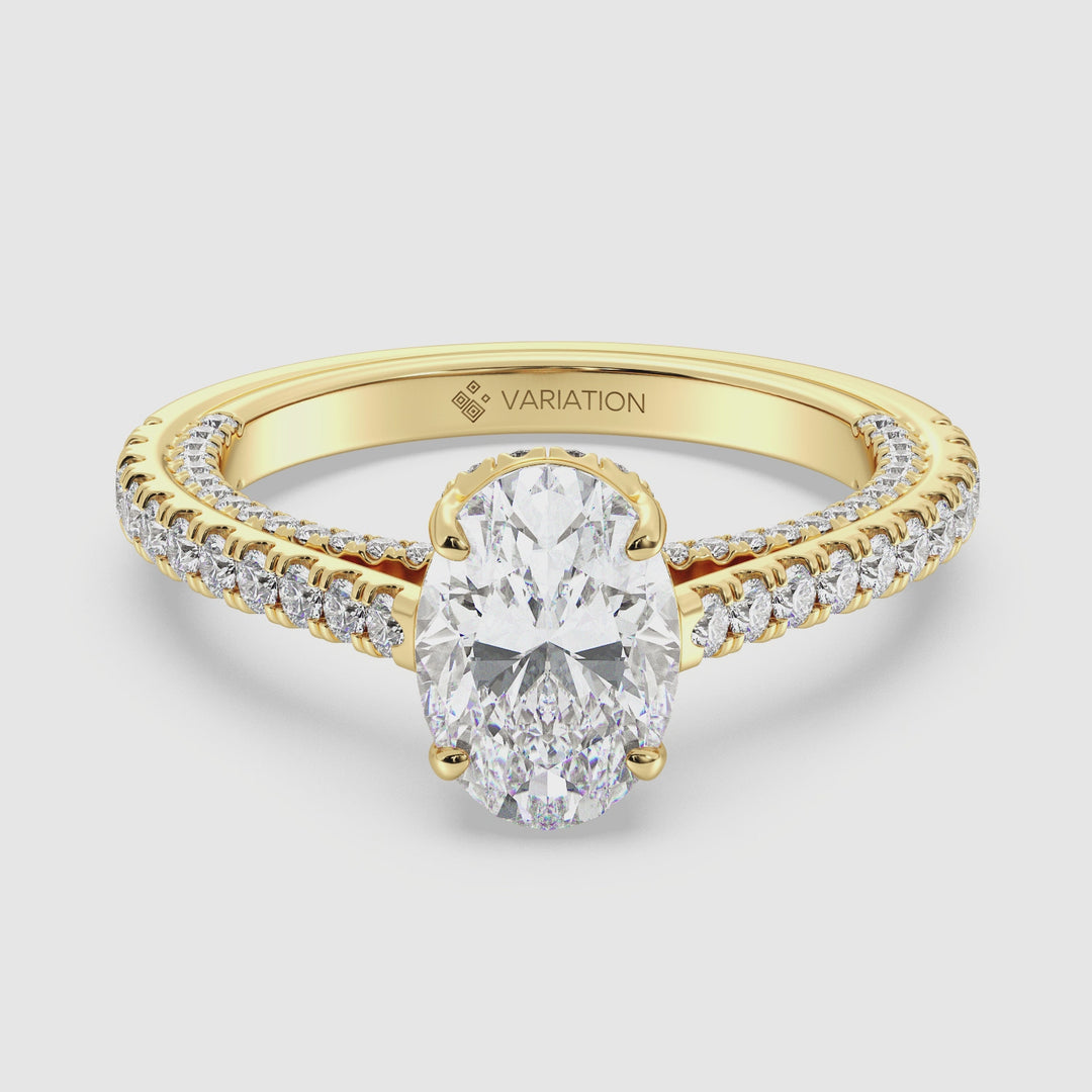 Oval Solitaire Engagement Ring