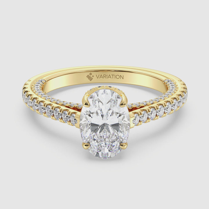 Oval Solitaire Engagement Ring
