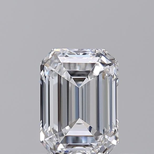 Experience Brilliance: Watch Our IGI Certified 0.50 CT HPHT Lab Grown Emerald Cut Diamond - D Color, VVS1 Clarity