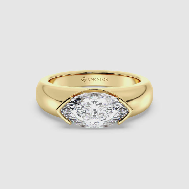 Marquise Solitaire Ring