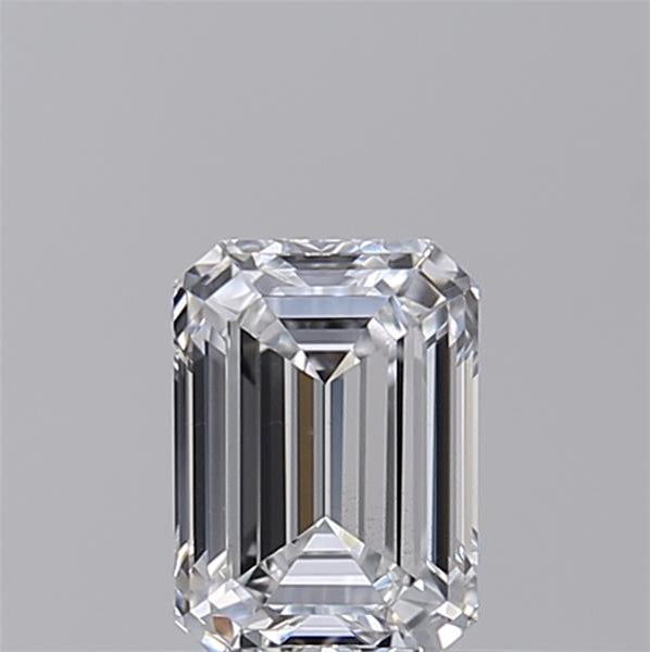 Experience Brilliance: Watch Our IGI Certified 0.50 CT HPHT Lab Grown Emerald Cut Diamond - D Color, VVS2 Clarity
