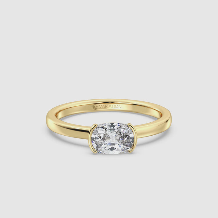 Oval Solitaire Ring