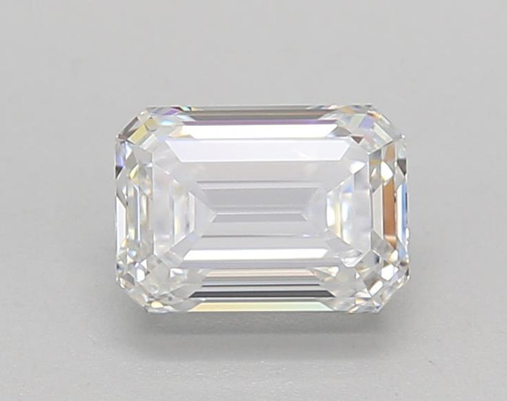 IGI Certified 1.00 CT Emerald HPHT Lab Grown Diamond - D Color, VS1 Clarity, Excellent Polish and Symmetry