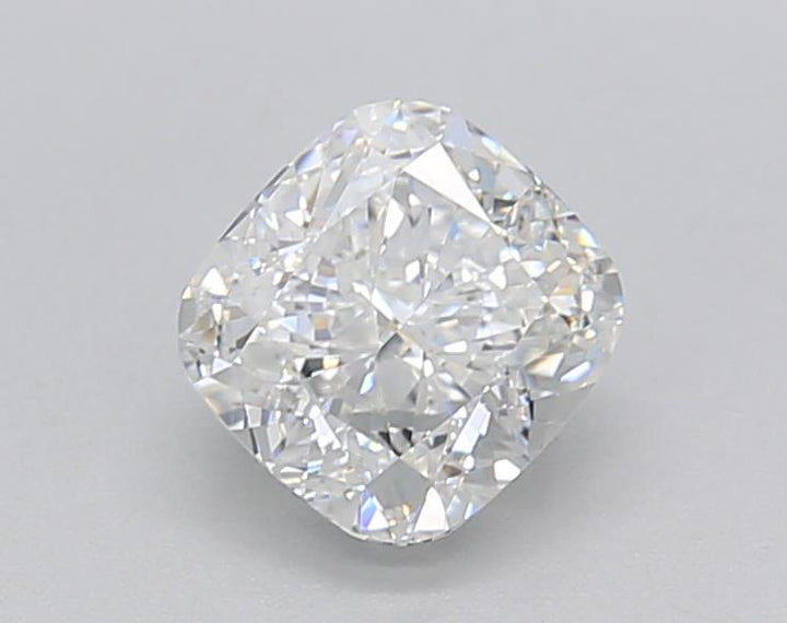Explore the brilliance of our 1.00 CT Cushion Cut Lab Grown Diamond. E Color, VVS2 Clarity