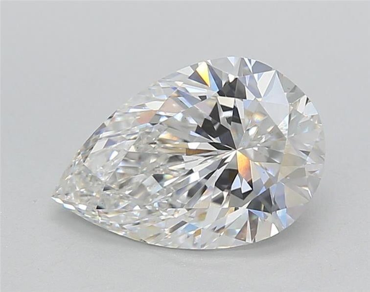 Discover: 2.00 ct. Pear Cut CVD Lab Grown Diamond - IGI Certified, F Color, VS1 Clarity