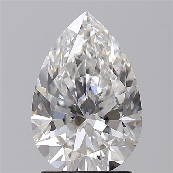 Explore: 2.00 ct. Pear Cut Lab Grown Diamond - IGI Certified, F Color, VS2 Clarity