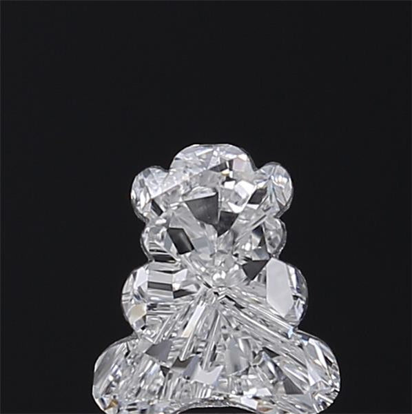 1,03 ct teddybeervormige lab gekweekte diamant, vvs2 duidelijkheid, d kleur