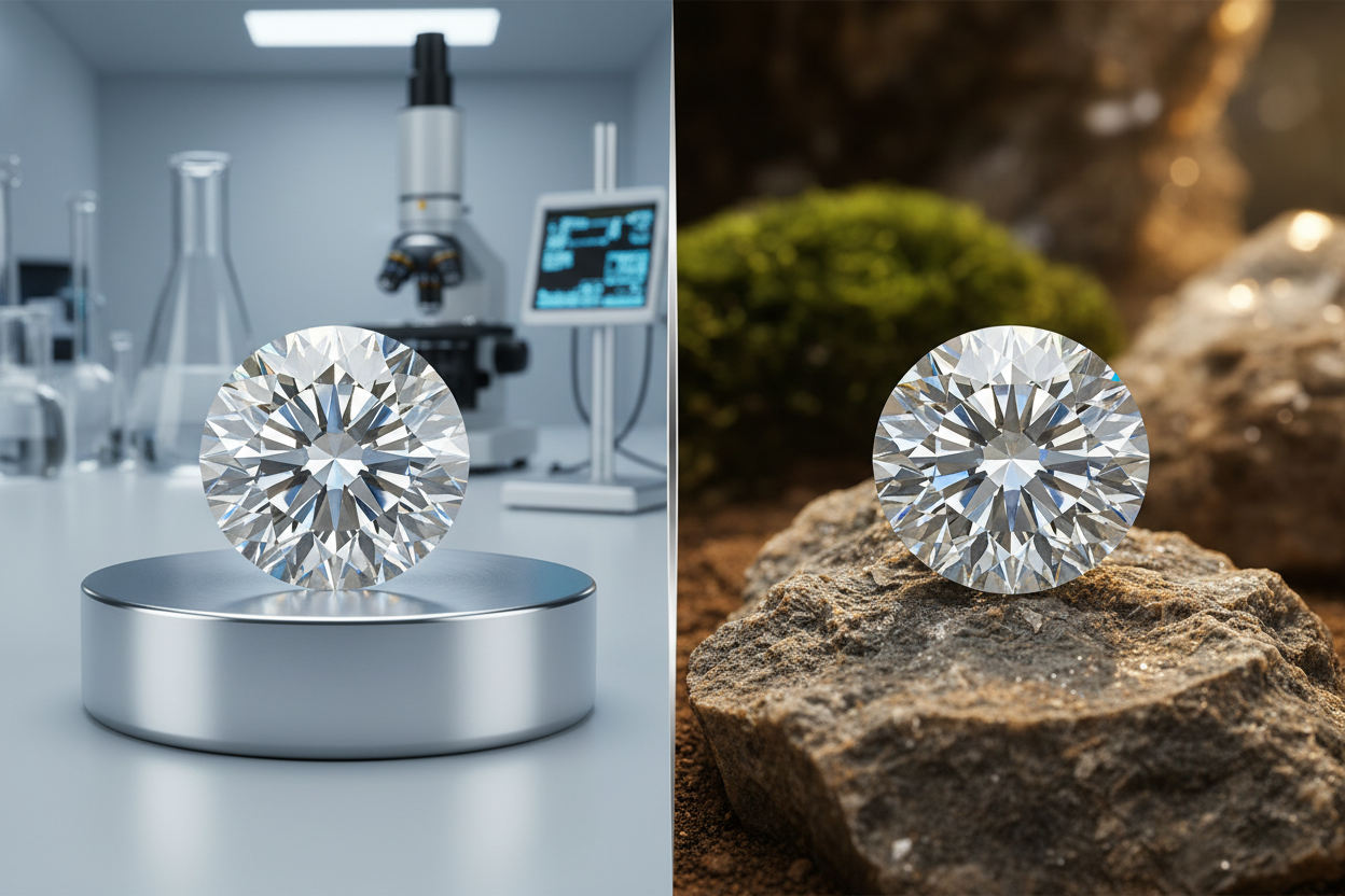 Lab Grown Diamond vs Natural Diamond Comparison Guide