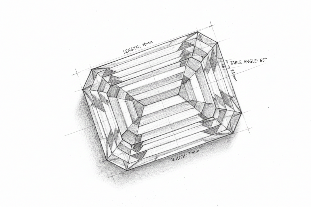Emerald Cut Lab Grown Diamonds