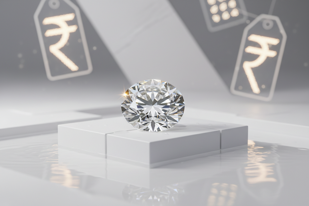 1 Carat Lab Grown Diamond Price in India