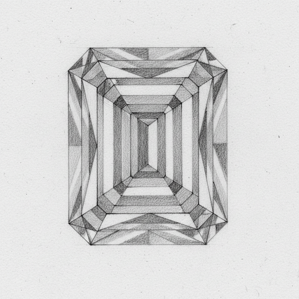 4 Carat Emerald Cut Lab Grown Diamonds