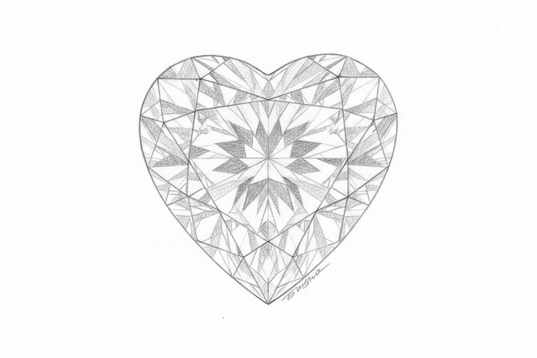 4 Carat Heart Cut Lab Grown Diamonds