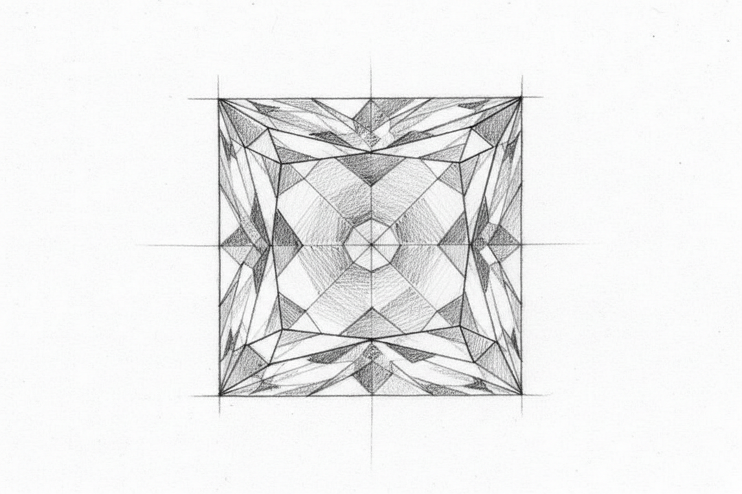 5 Carat Princess Cut Lab Grown Diamonds