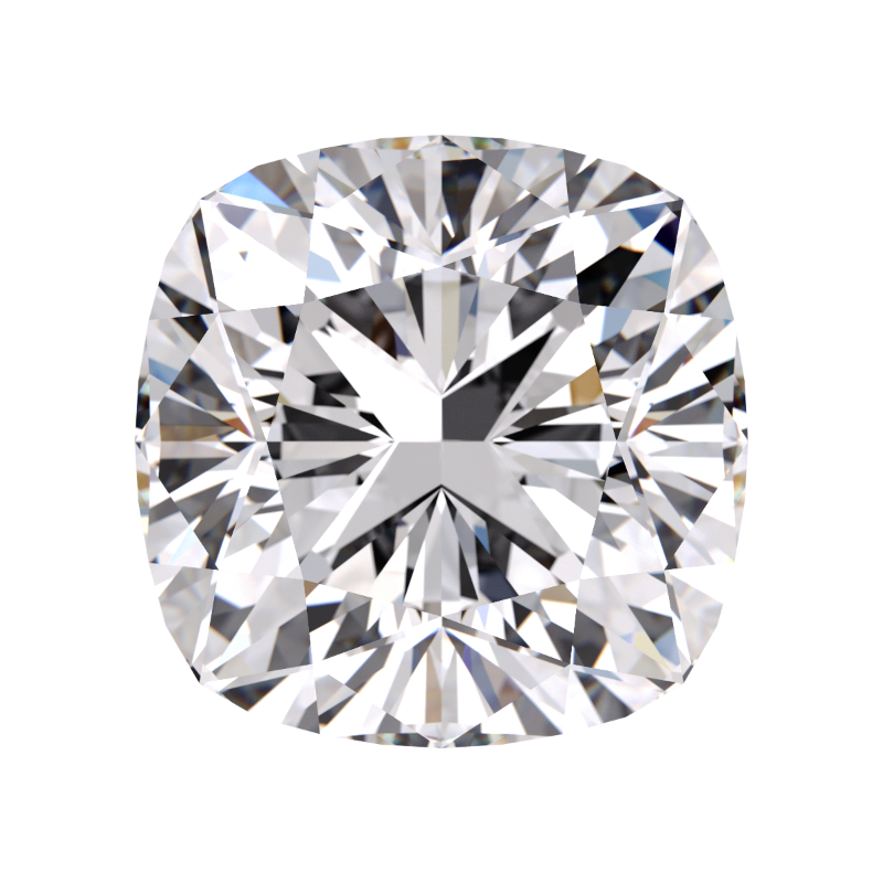About 1 Carat Cushion Cut Lab Grown Diamonds
