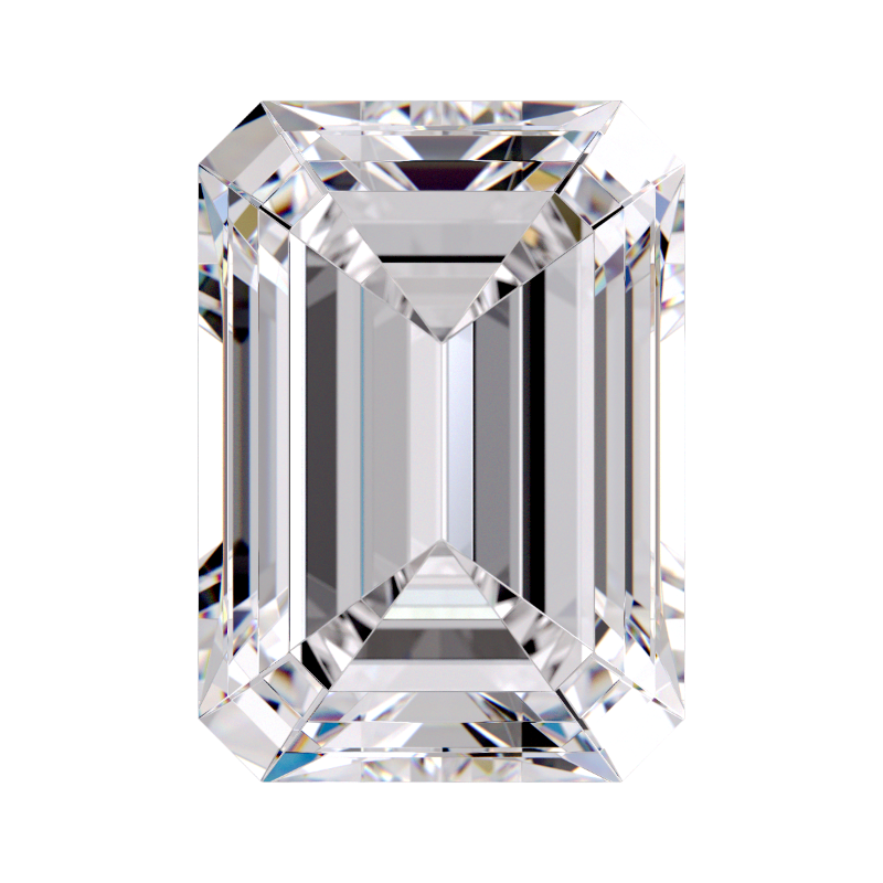 About 1 Carat Emerald Cut Lab Grown Diamonds