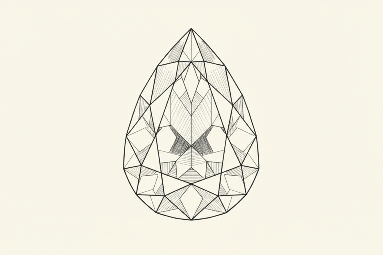 Pear Cut Lab Grown Diamonds