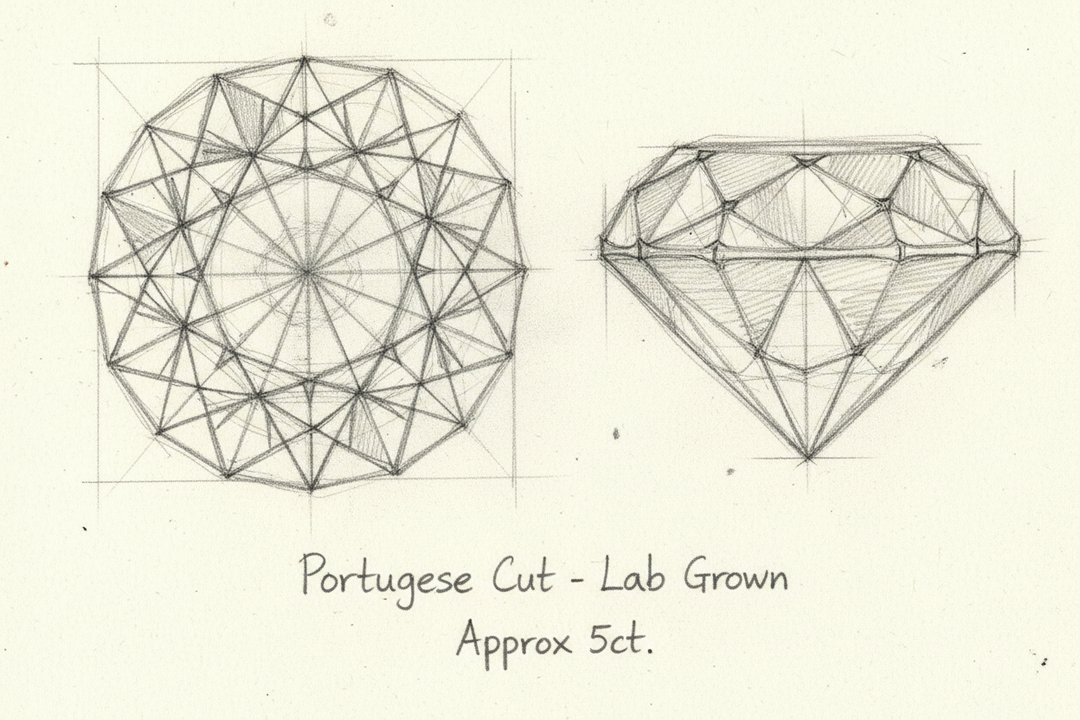 Portuguese Cut Lab Grown Diamonds
