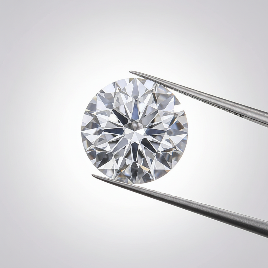 0.30 Ct E Color VVS1 Round Cut HPHT Lab Grown Diamond GIA Certified