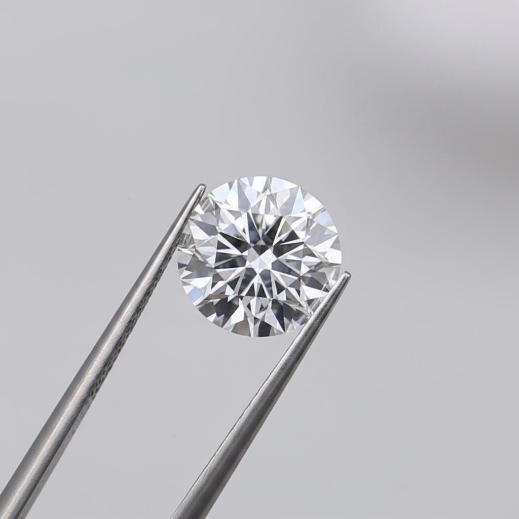 0.30 Ct E Color VVS2 Round Cut HPHT Lab Grown Diamond GIA Certified