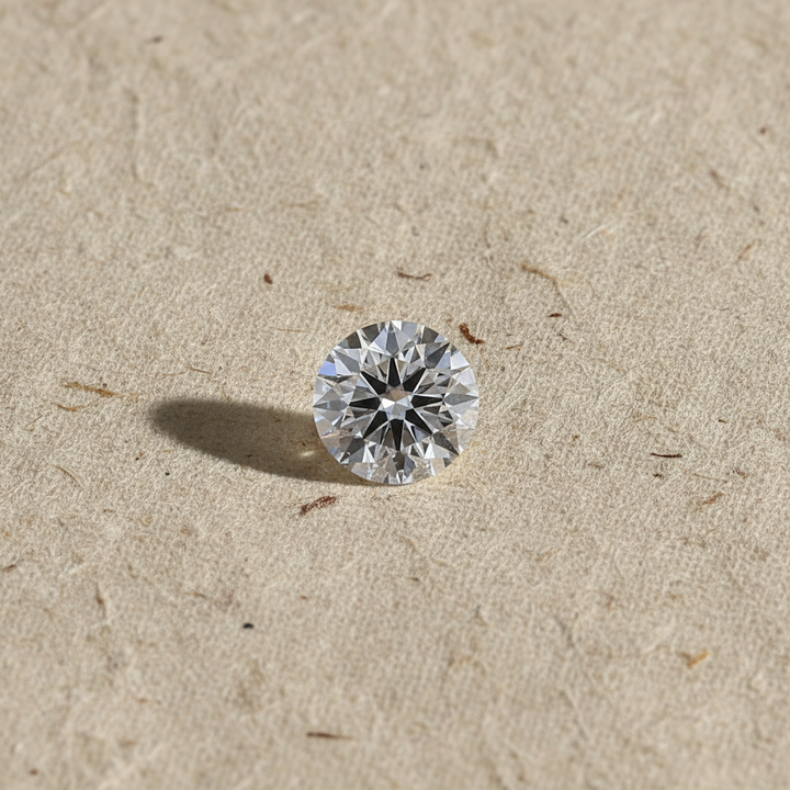 0.30 Carat Round E VVS2 HPHT Lab Grown Diamond Excellent Cut GIA Certified