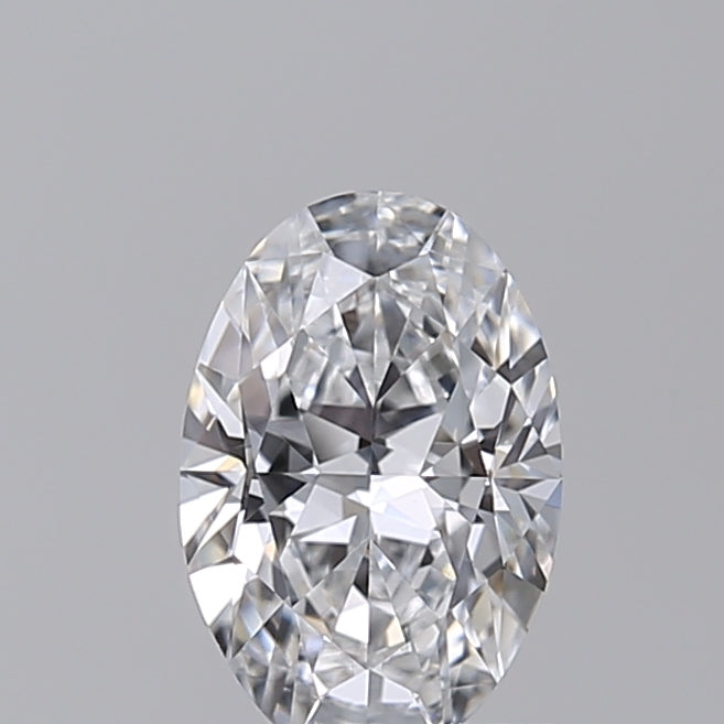 0.50 CT D Color Oval Cut Lab-Grown Diamond, IGI Certified, VVS1 Clarity, HPHT