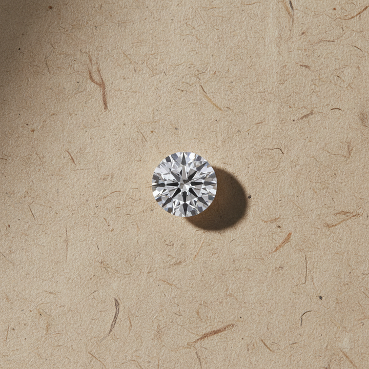 0.50 Carat Round Lab Grown Diamond, VVS2/D
