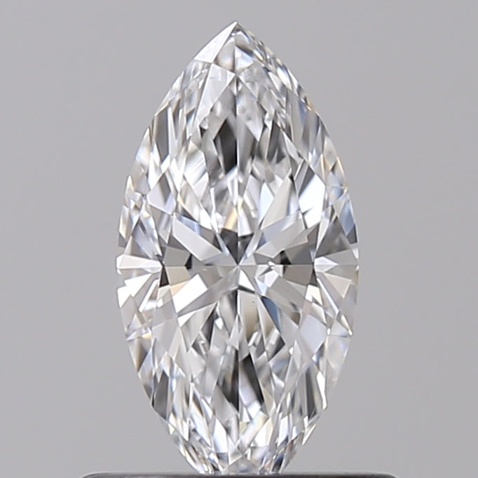 0.50 CT Marquise Cut Lab-Grown Diamond, IGI Certified, D Color, VVS2 Clarity