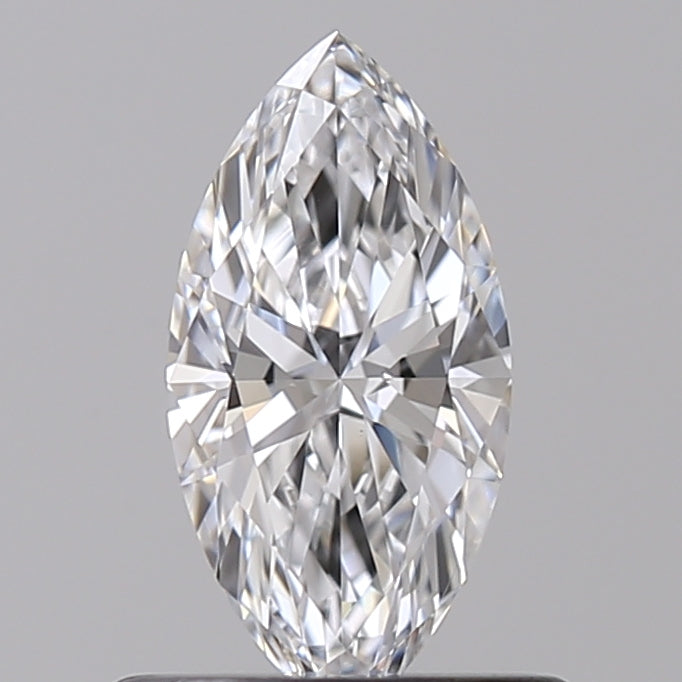 0.50 CT Marquise Cut Lab-Grown Diamond, IGI Certified, D Color, VVS2 Clarity
